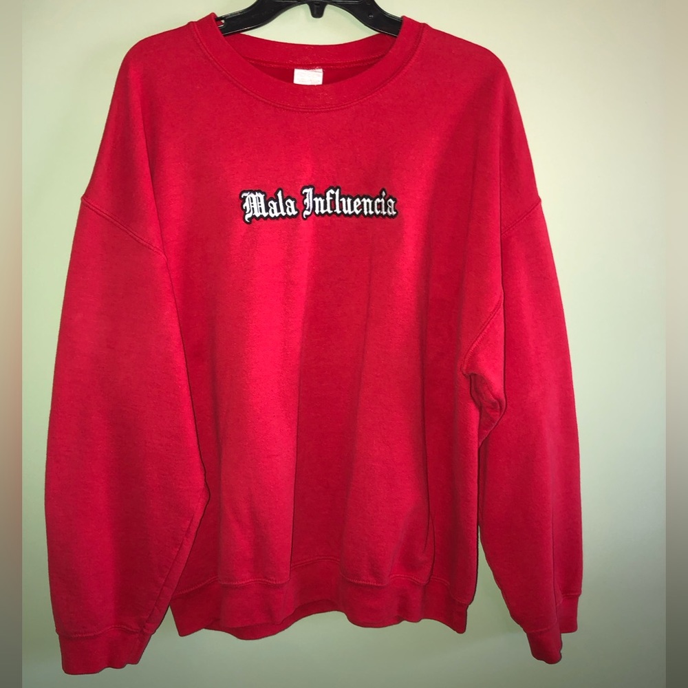 Red sweater